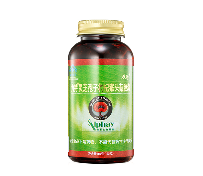 力持&reg;靈芝孢子枸杞<br/>猴頭菇膠囊